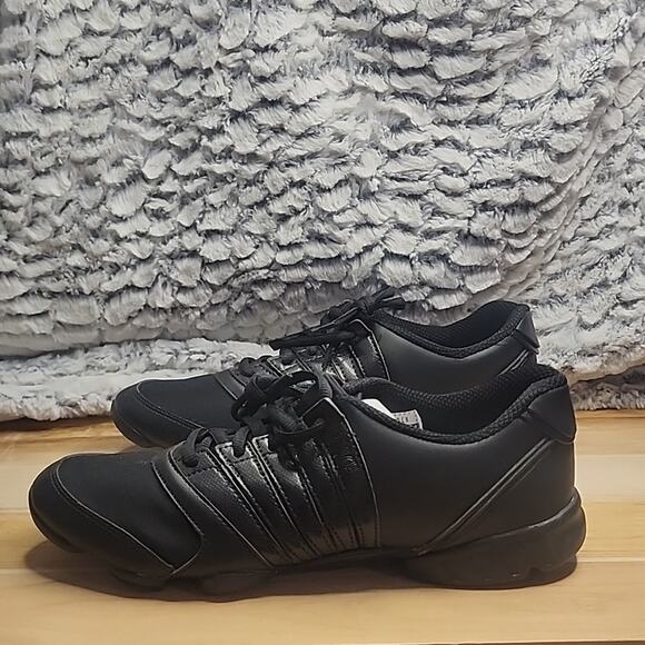 BLOCH WOMAN'S TRINITY BLACK LEATHER SPLIT SOLE DANCE SNEAKER NWOB🎶LETS DANCE🎶 - Picture 9 of 16